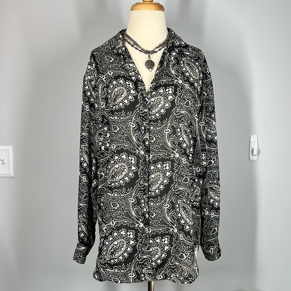 DIANE VON FURSTENBERG Vintage Shear Top Blouse - Picture 7 of 8